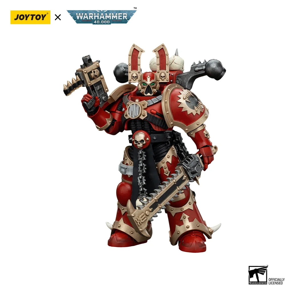 【MT】JOYTOY 1/18 Action Figure Warhammer 40K World Eaters Khorne Berzerker 7PCS Anime Toys Model