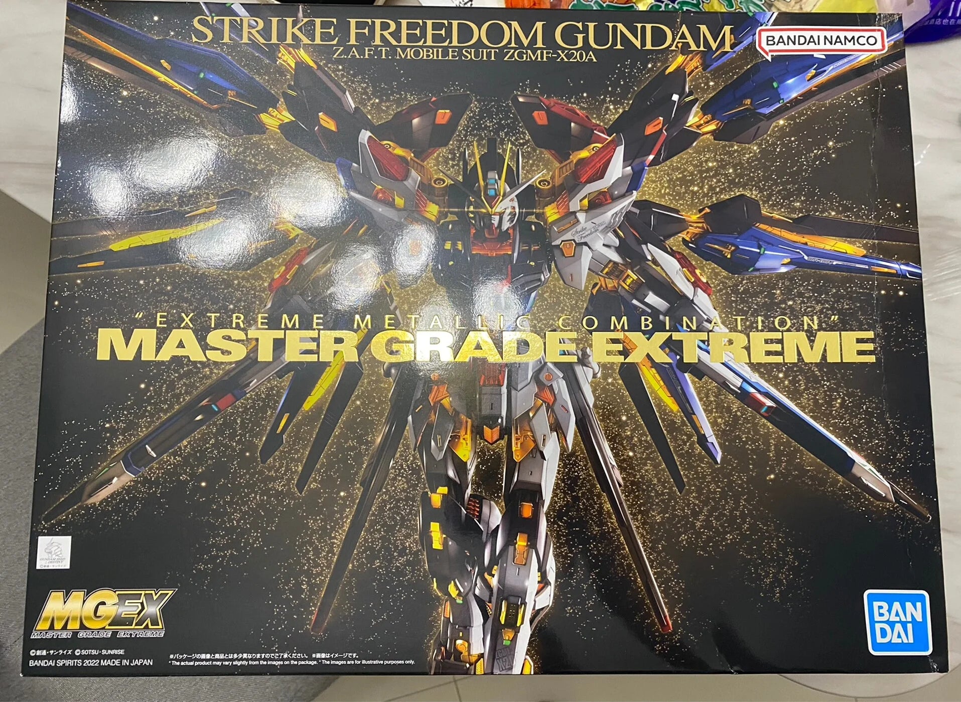 In stock Bandai MGEX 1/100 Strike Freedom Gundam [Mechanical Clear] MOBILE SUIT GUNDAM SEED DESTINY Figures Genuine  Toys Gift