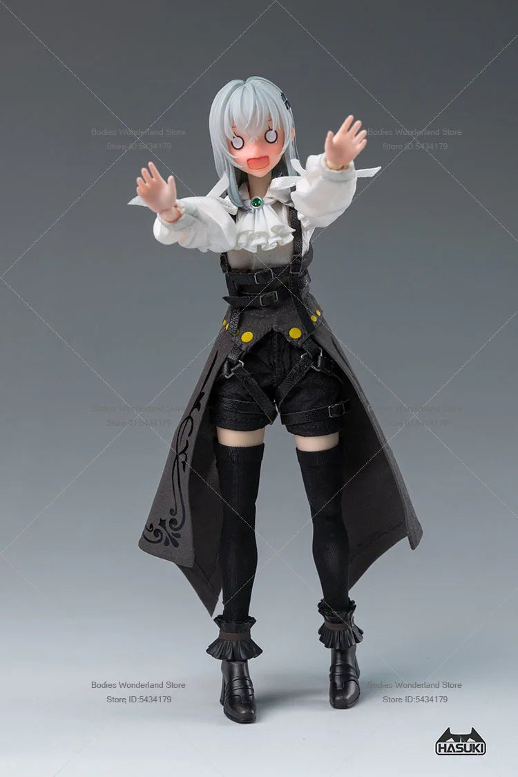 HASUKI PA008 1/12 Scale 6inch Action Figure Doll Female Soldier Rose Knight Gloria Pocket Art Collection in Stock