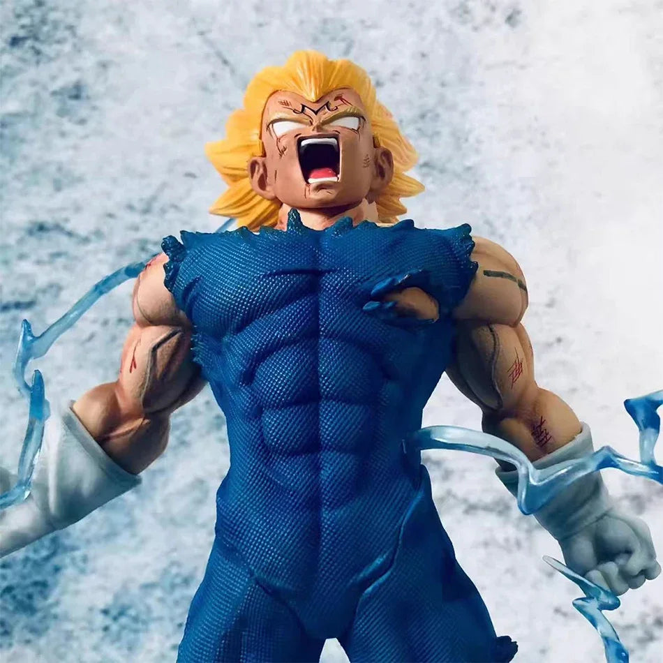 HOT 28cm Dragon Ball Z GK Figure MAXIMATIC The Vegeta Super Saiyan Son Majin Vegeta Self-Destuct Vegeta Figure Toys Model Gift
