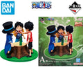 BANDAI Original Ichiban Kuji One Piece Anime Luffy Sabo Ace Bonney Kuma Robin Saul Action Figure Toys Gifts Model