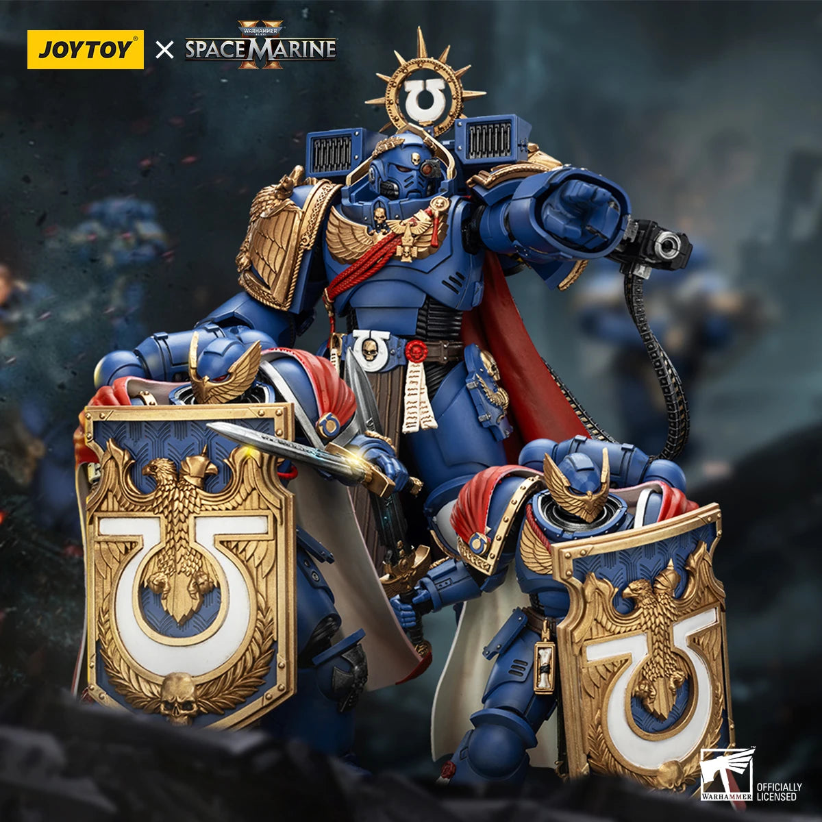 [В НАЛИЧНОСТ] JOYTOY Warhammer 40k 1/18 Екшън фигурки Ultramarines Marneus Calgar Victrix Honor Guard