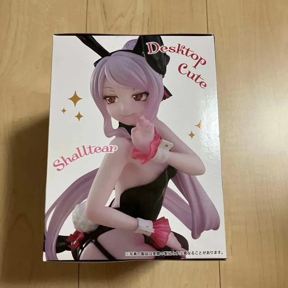 In Stock Taito Original Genuine Anime Overlord Shalltear Bloodfallen Desktop Cute Bunny Ver. 13cm Collections Model Toy Figures