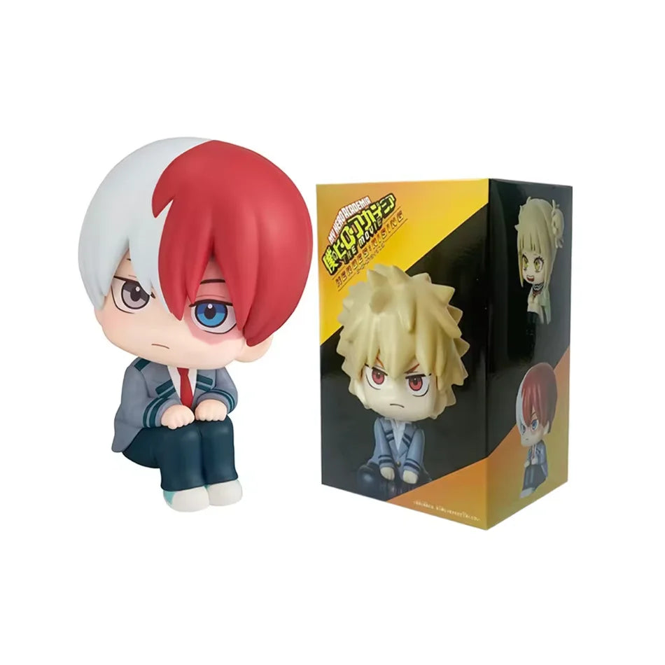 In Stock New Anime My Hero Academia Midoriya Izuku Bakugou Katsuki Ochaco Uraraka Anime Figure Toys for Kids Christmas Gift