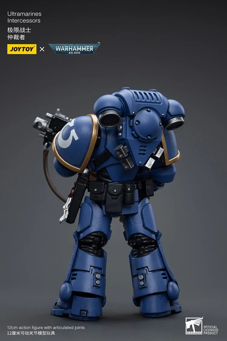 JOYTOY Warhammer 40K Ultramarines Intercessors Екшън фигурки Колекция Кукла Декорация Подарък Оригинален модел Колекция играчки