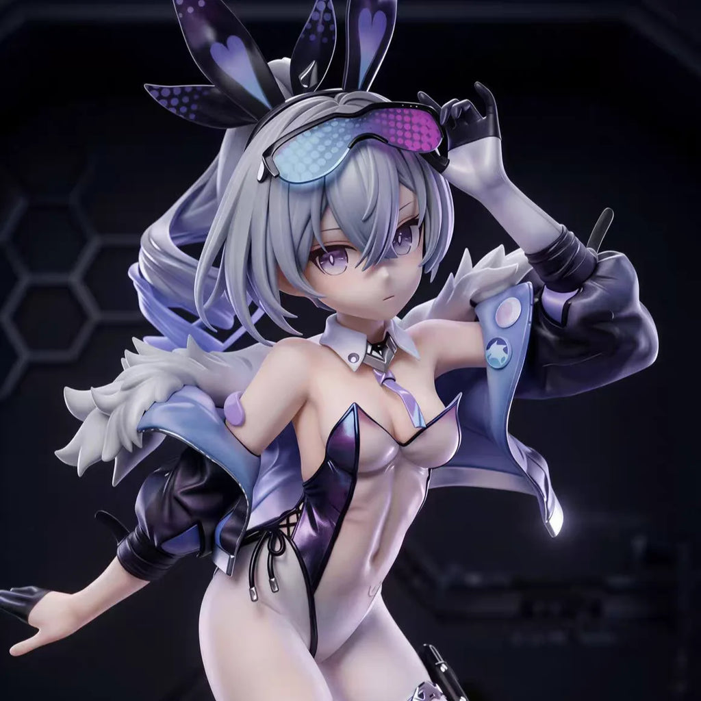 Honkai: Star Rail Silver Wolf Figure - Cybernetic Combat Ver. For Fans 26cm Sexy Maid Swimsuit Movable PVC Anime Model Toy Gift