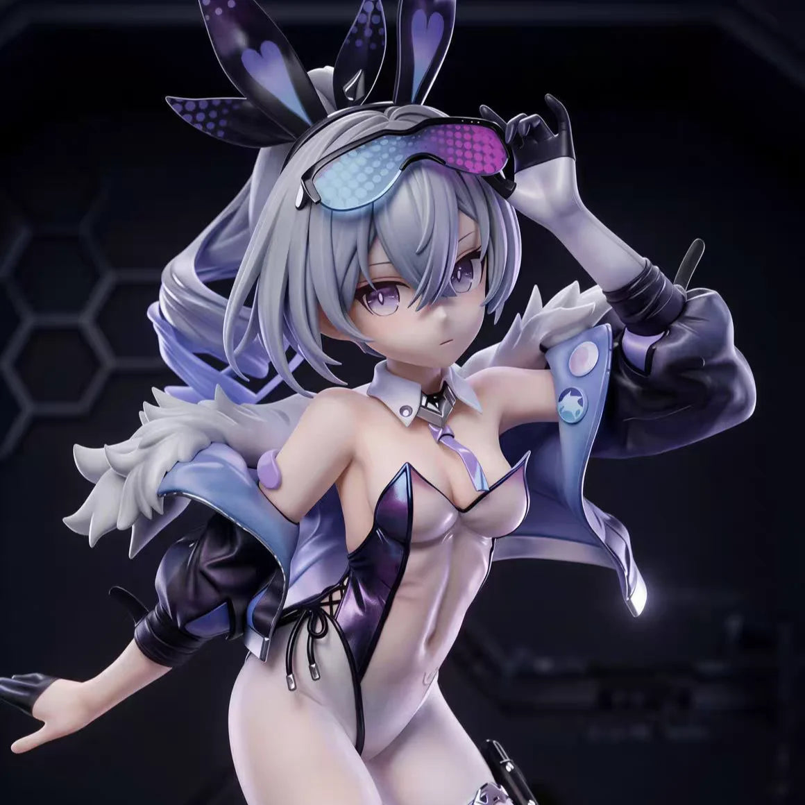 Honkai: Star Rail Silver Wolf Figure - Cybernetic Combat Ver. For Fans 26cm Sexy Maid Swimsuit Movable PVC Anime Model Toy Gift