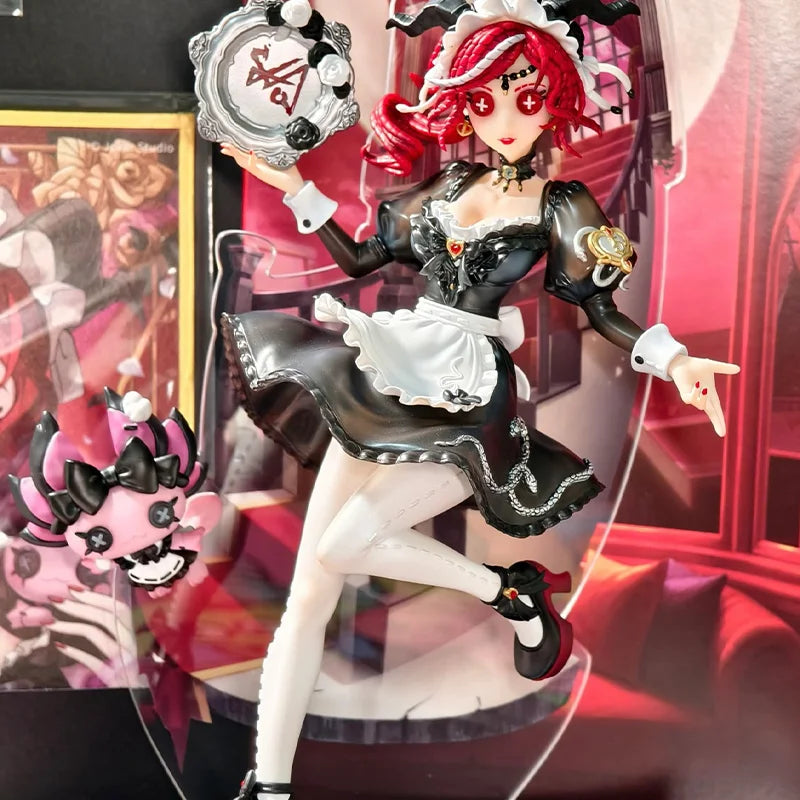 Identity V  Red Haired Witch Priestess Figure Acrylic Stand Display Collectible Gothic Style Handwork Tabletop Display Cute Gift