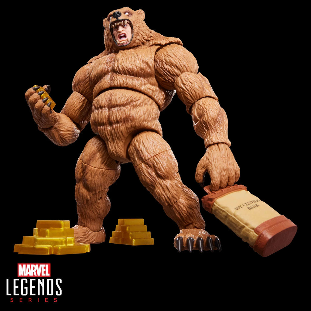 In Stock Marvel Legends 6 Inch Grizzly Poseable Action Figure The Amazing Spiderman Collectible With Accessories Model Kt Statue