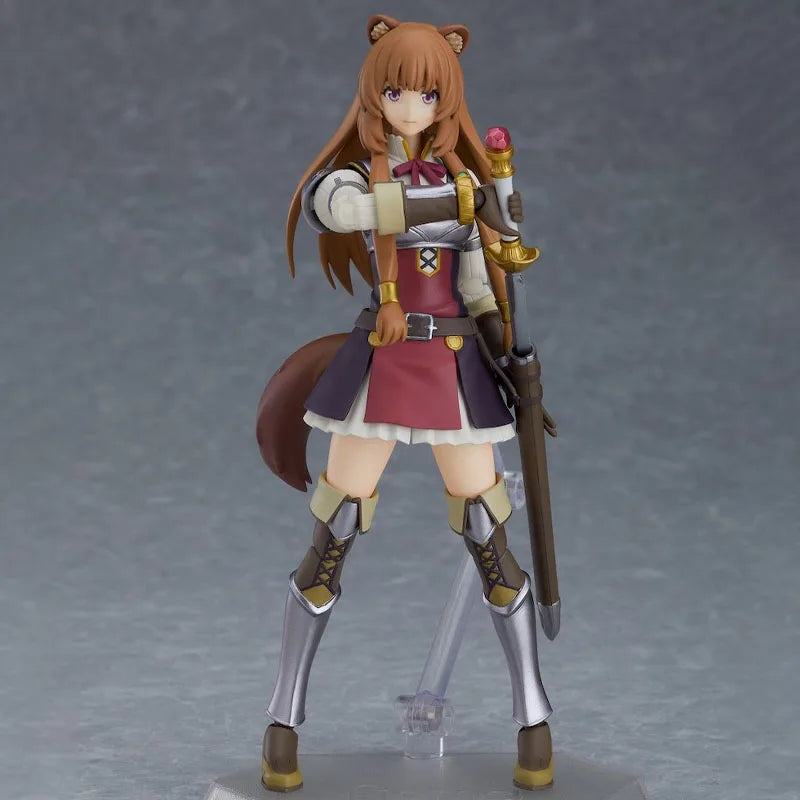 In Stock MAX Factory Original FIGMA The Record of the Shield Hero Raphtalia Action Figure Model Gift for Kid Foam Box Packaging