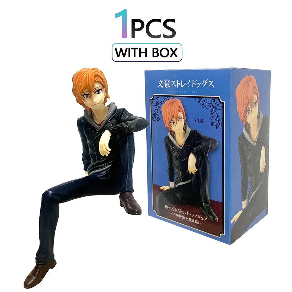 24cm Japanese Anime Dazai Osamu Figurine Bungo Stray Dogs Action Figures PVC Model Collection Peripheral Toys Birthday Gifts