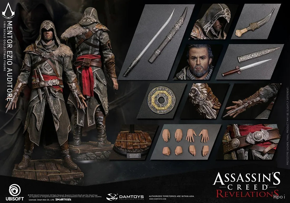 【MT】Original DAMTOYS DMS014 Assassin's Creed: Revelations Ezio Auditore Da Firenze 1/6 Scale Action Figure Toy Model