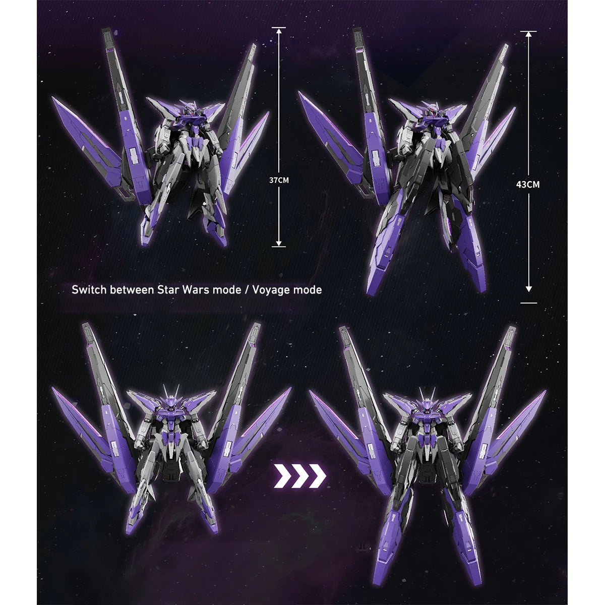 HIPLAY Iron Toys Frame Series STAR ABYSS Alloy Skeleton 1/100 Scale Model Kit