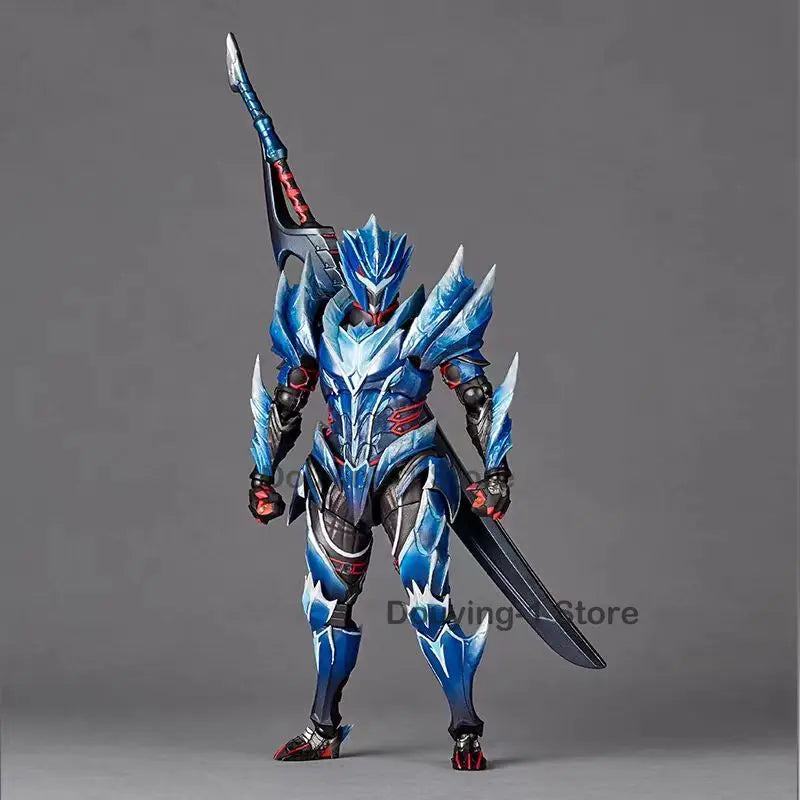 In Stock KAIYODO Monster Hunter Lunagaron Armor Set REVOLTECH Anime Action Figures Model Toy Collectible Model Gift
