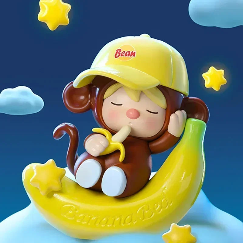 POP MART Сладък боб Плодов свят Приключенска серия Сляпа кутия Играчки Каваи Аниме Фигурка Изненада Мистериозна кутия Кукли Момичета Подарък