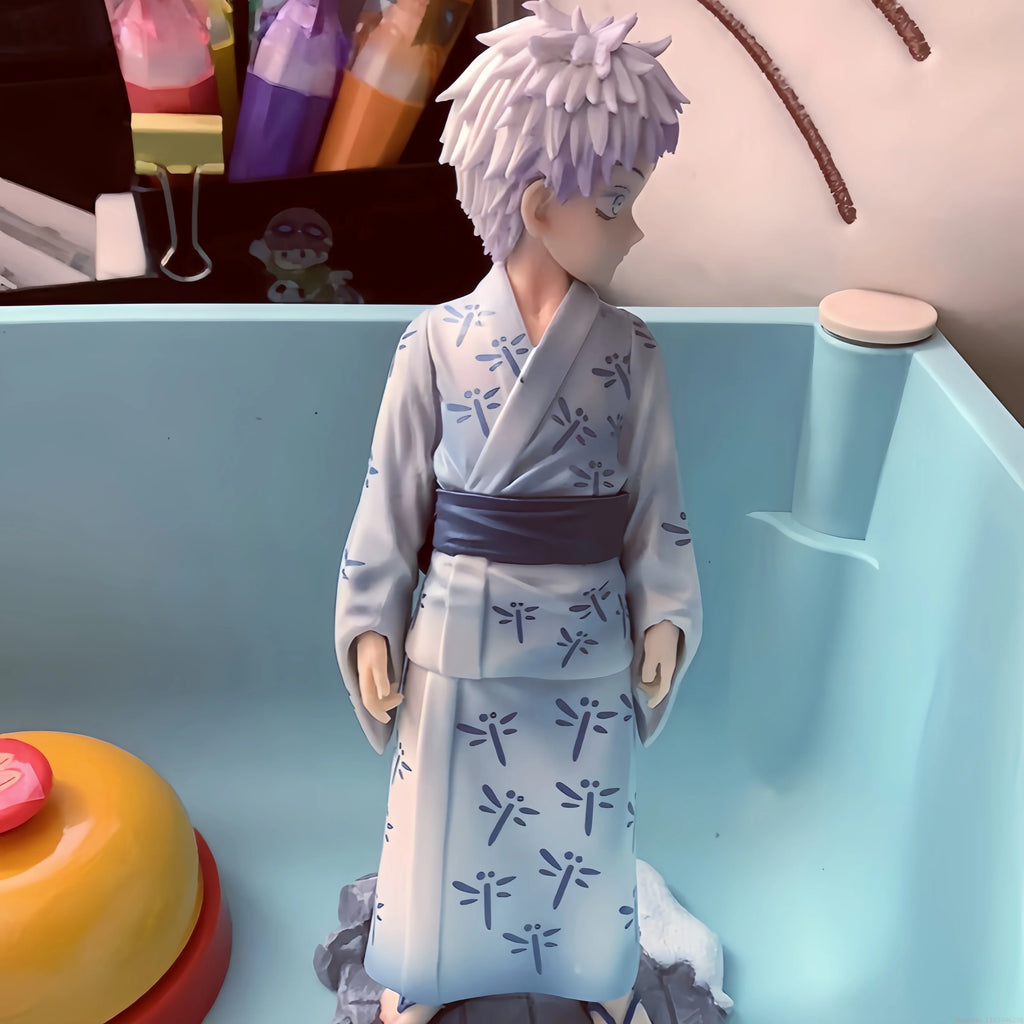 Hot Sale Anime Jujutsu Kaisen Figures Satoru Gojo Childhood  Action Figurine Q Version Pvc Desktop Decoration Toy Christmas Gift