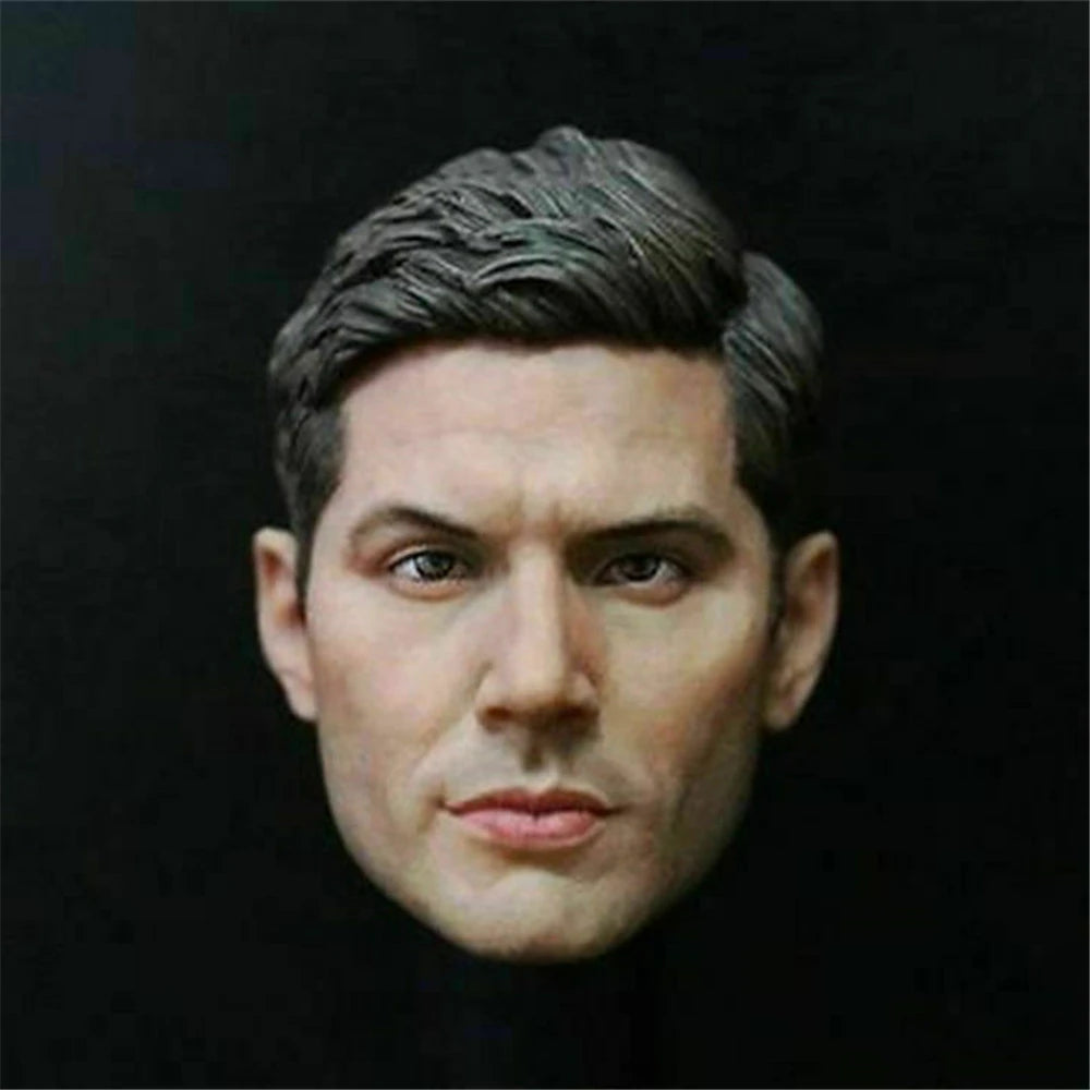 1/6 Dean Winchester Jensen Male Ackles Head Sculpt Model Movie Figure for 12" Action Figure Body Doll
