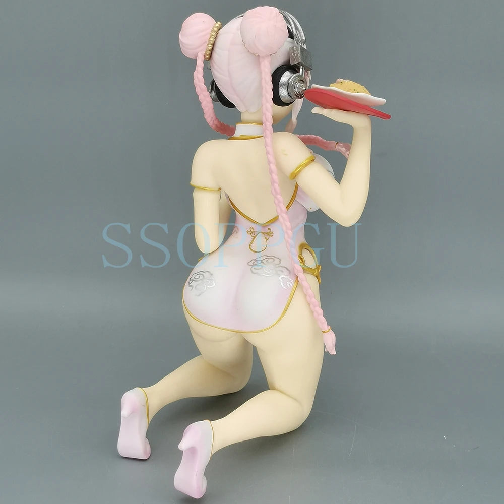 Emontoys Sonicomi SUPER SONICO Figur Cheongsam 1/7 Anime Girl PVC Actionfigur Spielzeug SONICO Statue Spielsammlung Modellpuppe