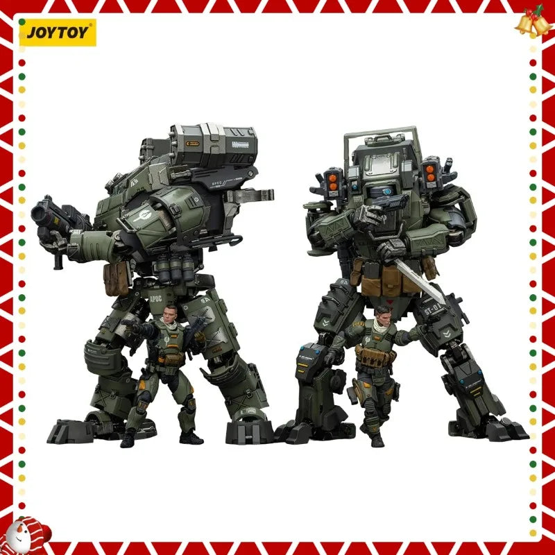 in stock JOYTOY Dark Source 1/25 Action Figure APOC Series Bedrock Mecha Figure Model Collection Toy Gift Action Anime Figure