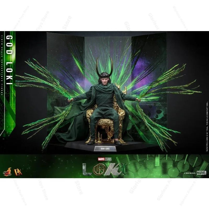 In Stock HOTTOYS HT DX40 Loki 2 God Loki GOD LOKI Rubber Hair Edition Mobile Model Gift Collection