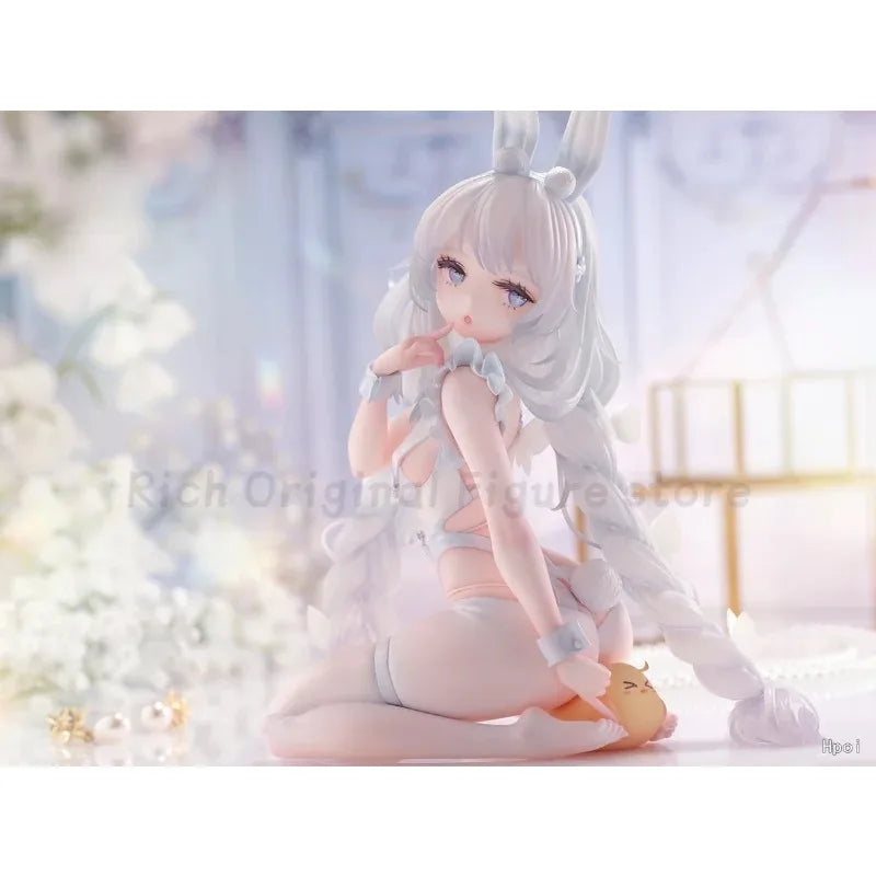 【In Stock】Original Alter Azur Lane MNF Le Malin Lazy White Rabbit 1/4 Scale Doll Anime Model Toy Statue