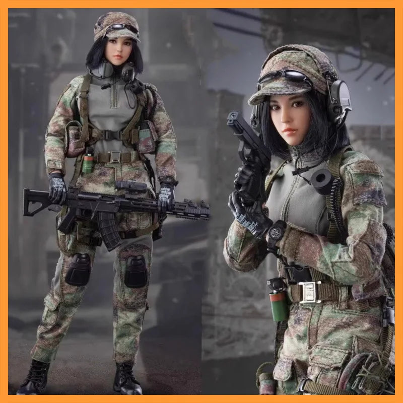 FLAGSET 1/6 Scale FS-73050 Military Soul Precision Shooter Niya Female Soldier Full Set Fit 12inch Action Figure Model Toys