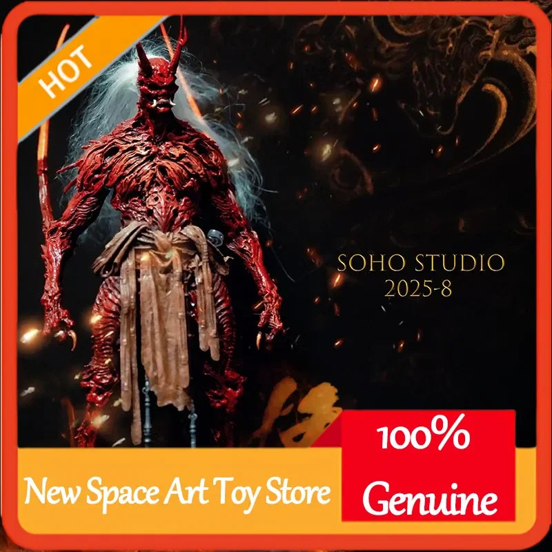 Black Myth Wukong Yaksha King Red Demon Pre-Painted Collectible Model Figure Statue Game Decor Gift Action Figure Collectible