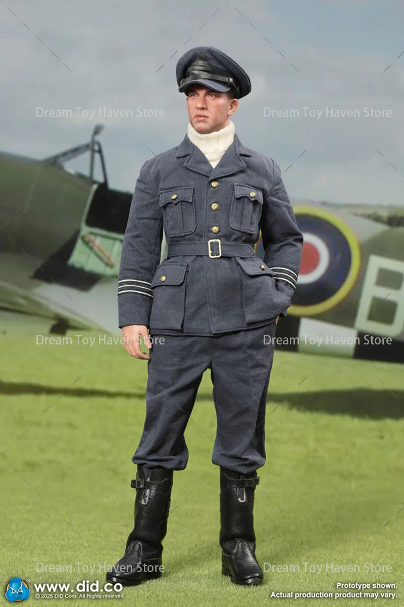 IN STOCK DID K80187 1/6 Scale Male Soldier British Pilot Captain Tom Hardy 12Inch Action Figure Model Best Collectible Dolls ﻿