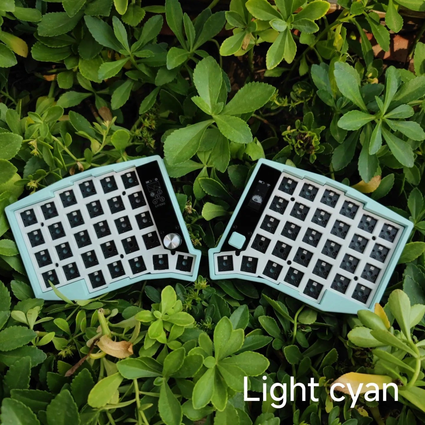 Sofle Split Keyboard Kit Dual Mode Wired Bluetooth Wireless Split Keyboard Kit Customized 58 Keys Hot Swap with Screen Knobs ZMK
