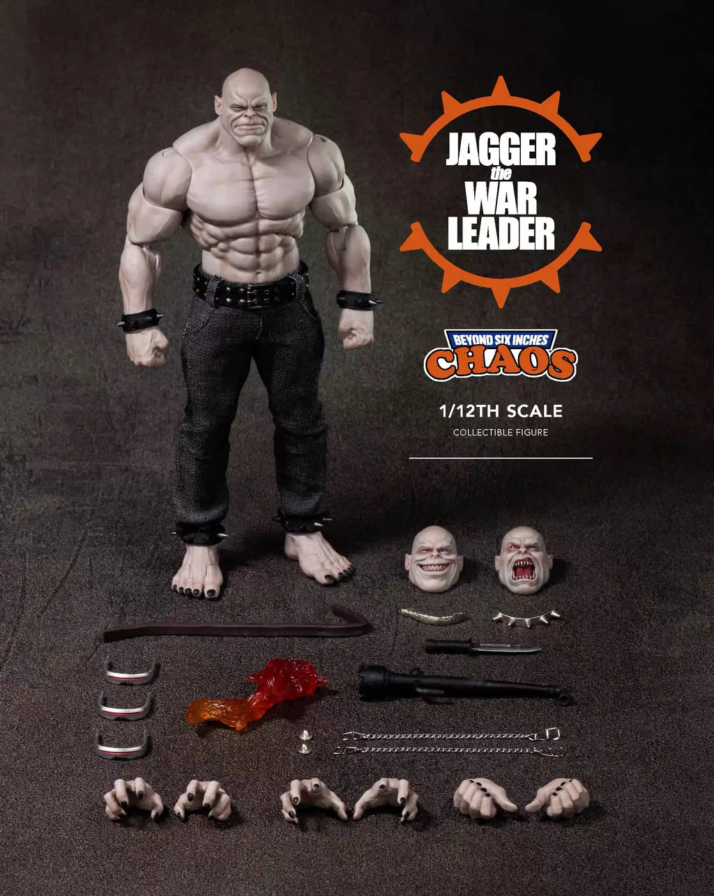 In Stock CHAOS Mutant Leader JAGGER THE WAR LEADER Movability Model Toys 1/12TH SCALE COLLECTIBLE FIGURE The Dark Knight Returns