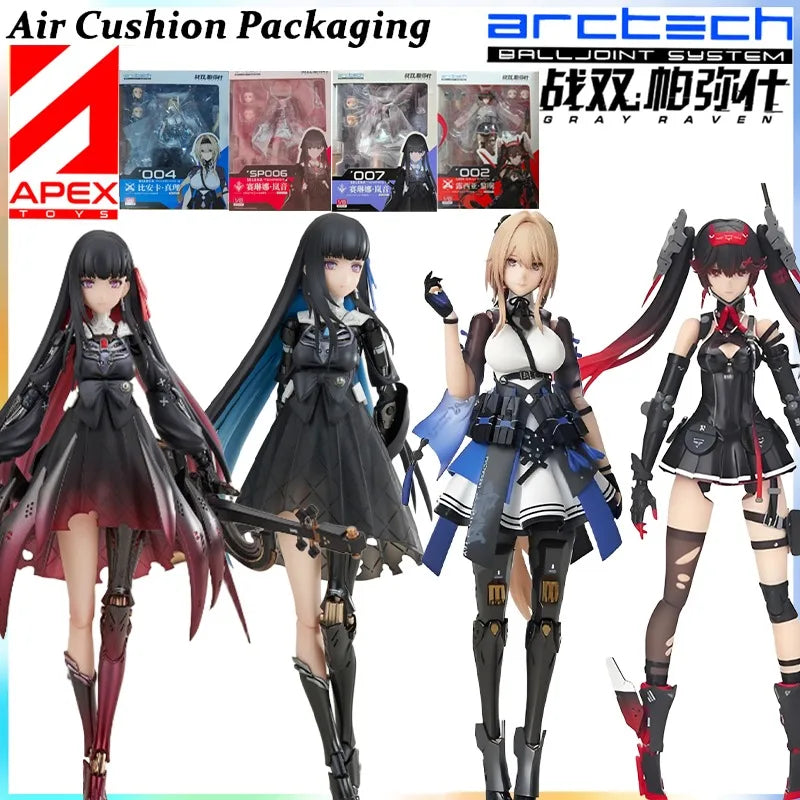 APEX-TOYS Genuine ARCTECH Series Punishing Combat Mecha Girl Selena Lan Yin Violin Warrior 1/8 Scale Action Figures Model Toy