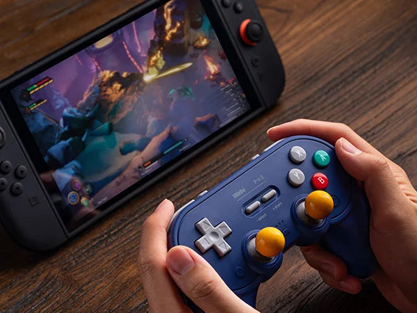 8BitDo Pro 3 Bluetooth Controller for Nintendo Switch 1/2, Windows, Apple, SteamOS, Android with TMR Joysticks, Charging Dock
