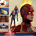 2025 Original Hot Toys Captain Marvel Action Figure The Avengers 1/6 Ht MMS522 Anime Figure Deluxe Edition Models Toy Collection