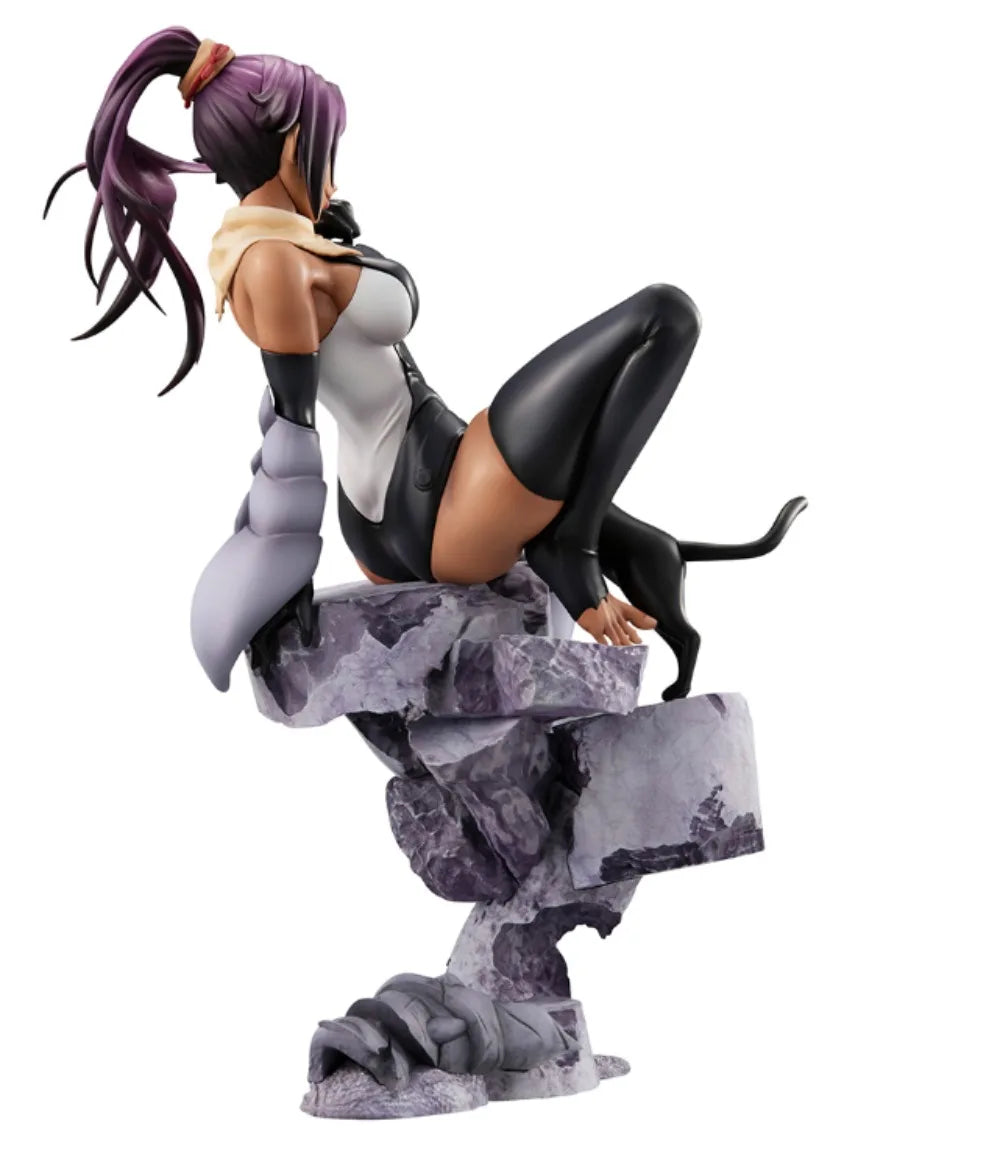 100% Original Genuine MegaHouse Shihouin Yoruichi  Anime Figure  Model Decoration Character Collection Toy Birthday  Gift