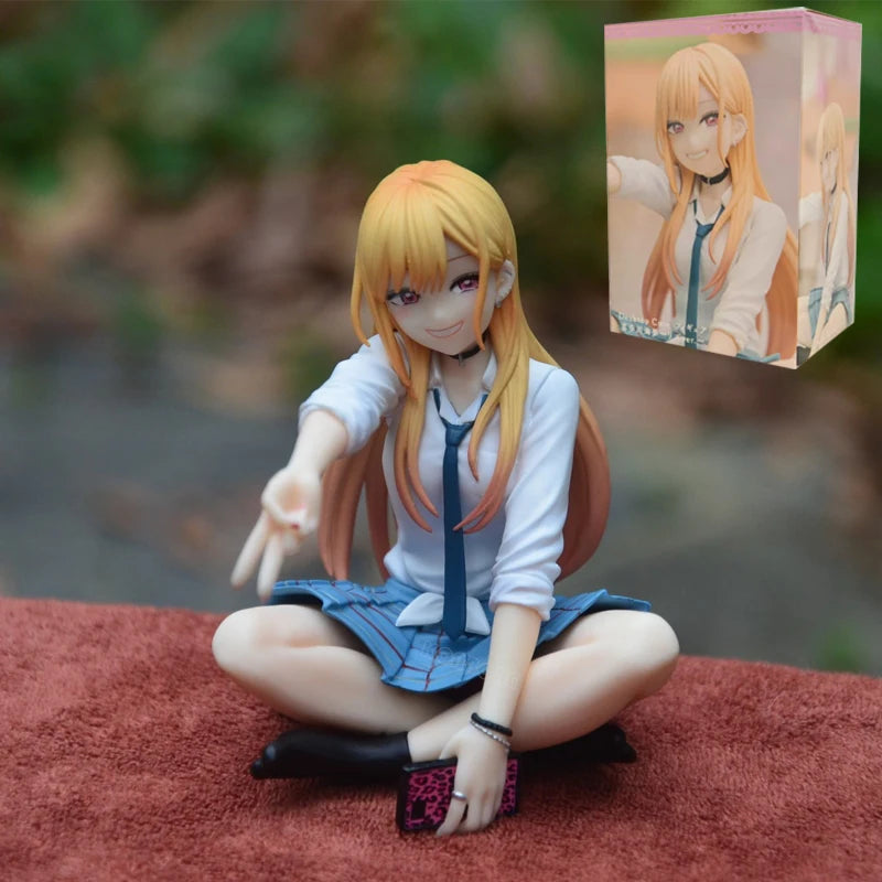 23cm My Dress-Up Darling Marin Kitagawa Swimsuit Anime Girl Figure Marin Kitagawa Bikini Action Figure Adult Sexy Model Doll Toy