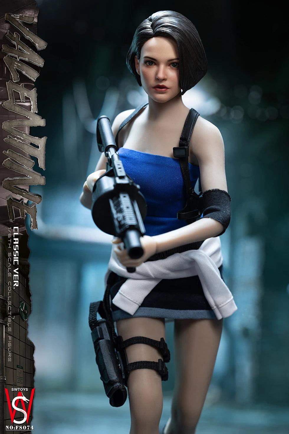 In Stock SWTOYS NO:FS074 1/6 Scale Zombie Crisis Games Survivor Warrior Jill 12-inch Full Set Action Figure Female Soldier Toys