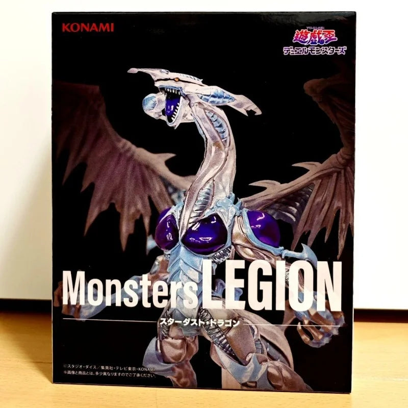 Bandai Original KONAMI Monsters Sternenstaubdrache Yu-Gi-Oh! Anime-Figur Actionfigur Spielzeug PVC Modell Sammlerpuppe Geschenk