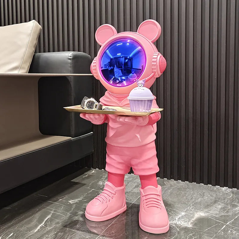 Astronaut Sculpture Luxury Nordic Figurines Large Living Room Aesthetic Home Decor Figurines Art Ornaments Modern Decorative