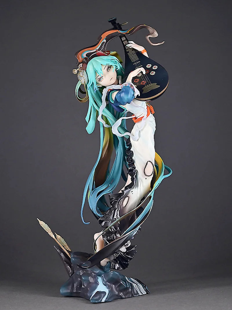Long Hair Hatsune Miku Anime Themed Desk Decoration Sculpture Figure Cute Girl Toy Model Collectible Item For Fans Of Anime