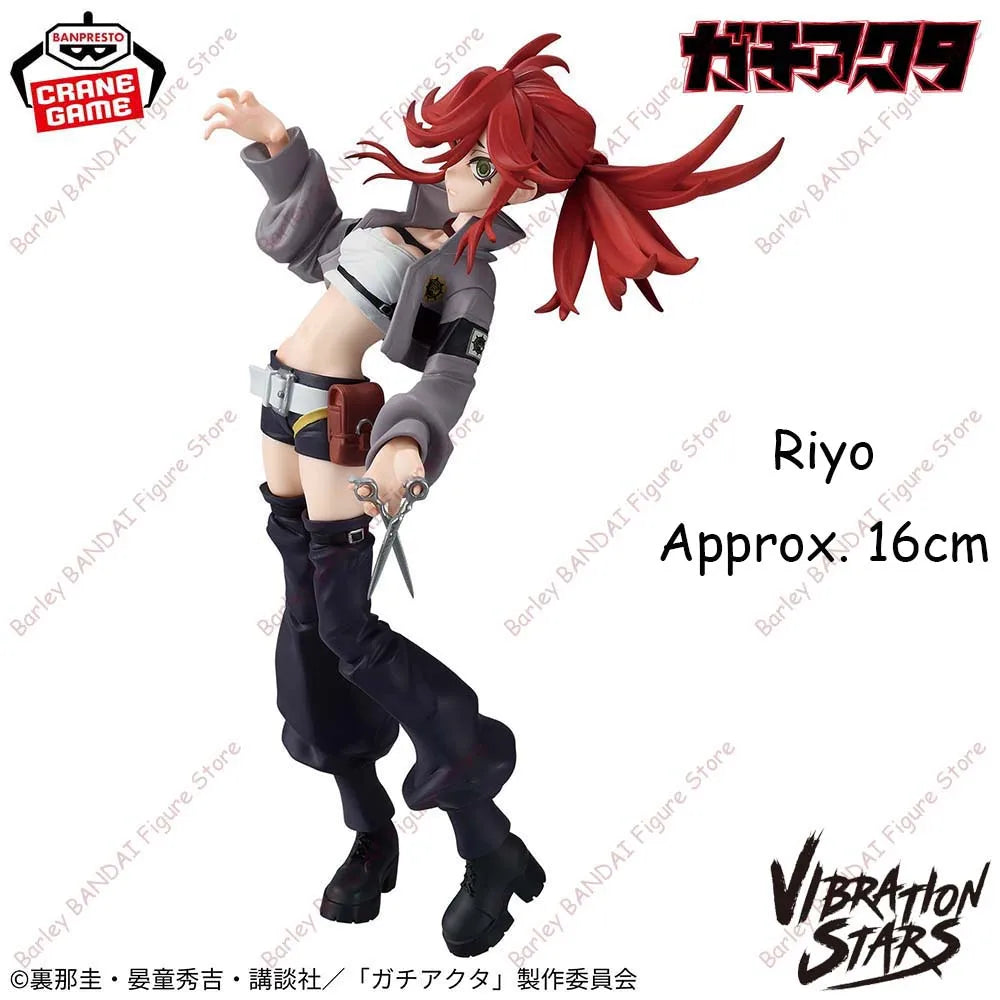 Original In Stock BANPRESTO Gachiakuta VIBRATION STARS Riyo Enjin Anime Action Figures Boxed Model Toys Holiday Gifts For Kids