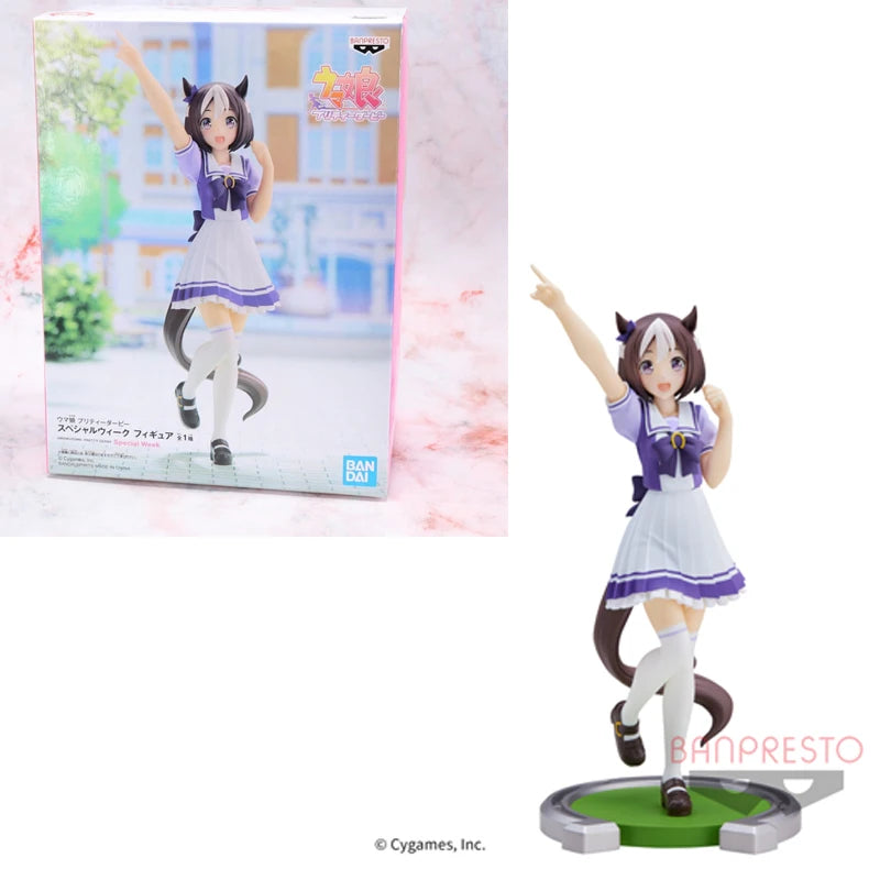 Fast Shipping Bandai Anime Pretty Derby BANPRESTO Special Week Rice Shower Silence Suzuka Tokai Teio Original Model Toys Figure