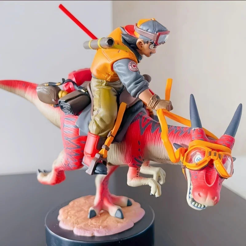 Hot Sale Dragon Ball Pvc Anime Figures Gk Son Goku Riding Dragon Costumes Action Decoration Ornaments Model Toys Childrens Gifts