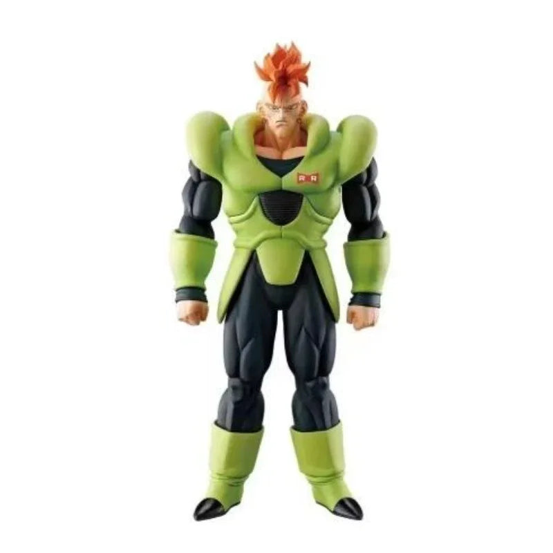 In Stock 29cm Dragon Ball Z Anime Figures ANDROID 16 Figure PVC Statue Collection Desk Ornament Model Toys Statue Boy Gifts