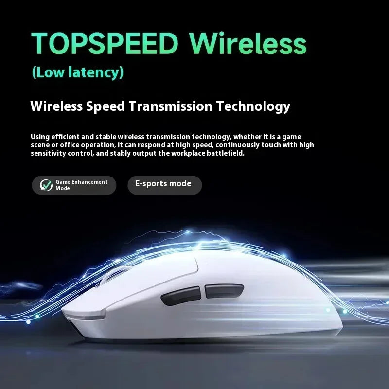 MCHOSE A7 Serie Maus PAW3950 8K Top Speed ​​Empfänger Ergonomie 2,4G Wireless Gaming E-Sport Mäuse Angepasst PC Zubehör Geschenke