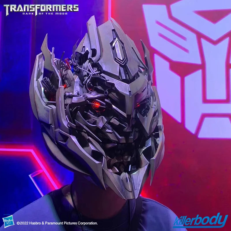 Transformers Megatron Cosplay Wearable Helmet The Same Voice Changer  English Control Toys