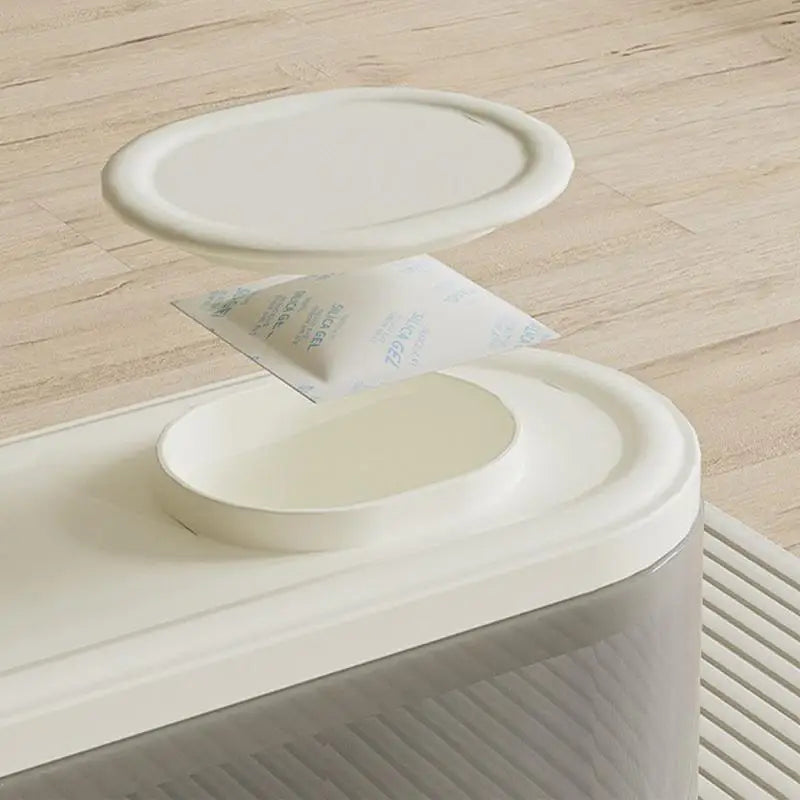 Automatischer Futter- und Wasserspender für Fische, spritzwassergeschützt, 2-in-1-Futterspender für unterwegs, Haushalte mit mehreren Haustieren