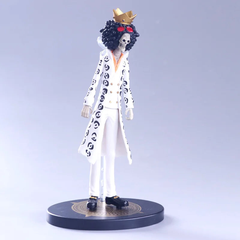 Anime ONE PIECE FILM GOLD Brook Burukku White Suit Ver. PVC Actionfigur Statue Sammlerstück Modell Kinderspielzeug Puppe Geschenk