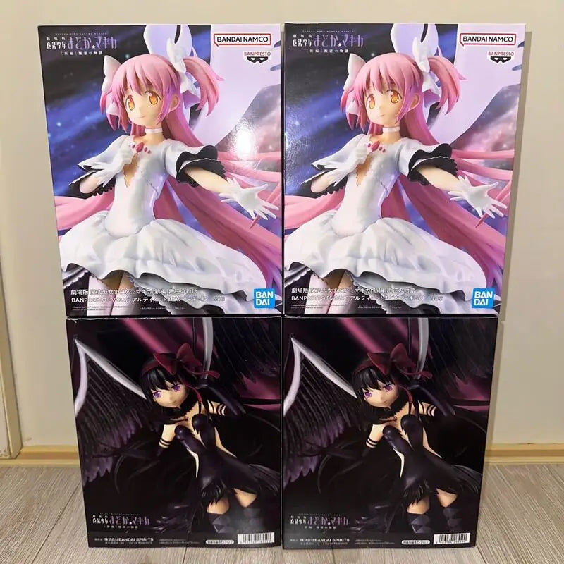 In Stock BANPRESTO Puella Magi Madoka Magica The Rebellion Ultimate Madoka Devil Homura PVC 20CM Anime Action Figures Model Toy