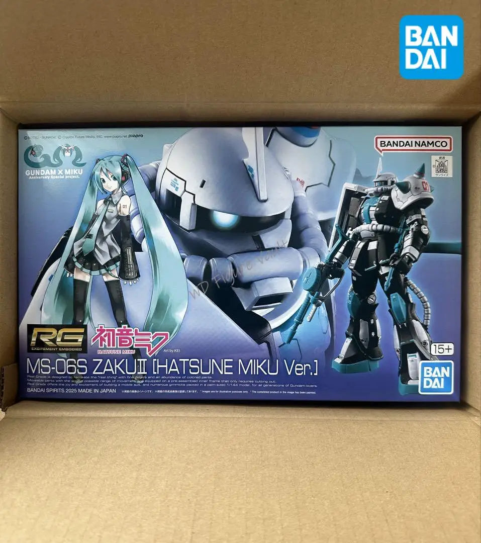Bandai BP Limited Edition Lottery Sales RG 1/144 MS-06S Zaku 2 Hatsune Miku Ver