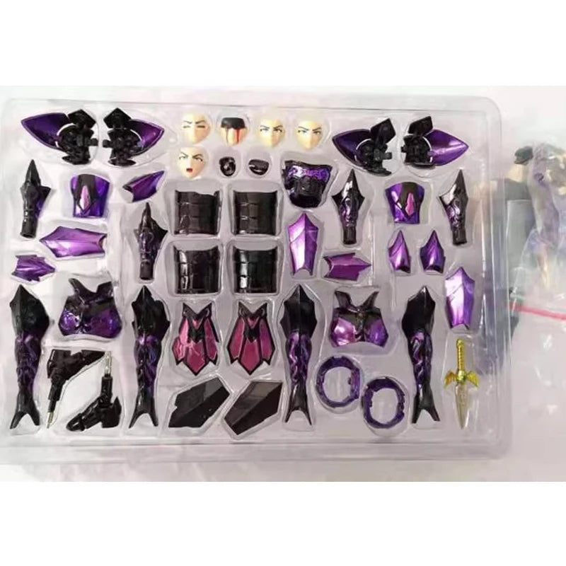 CS Model Saint Seiya Myth Cloth EX Gemini Saga With Damaged Armor Hades Surplice Dark Gold Knights of the Zodiac Action Figure
